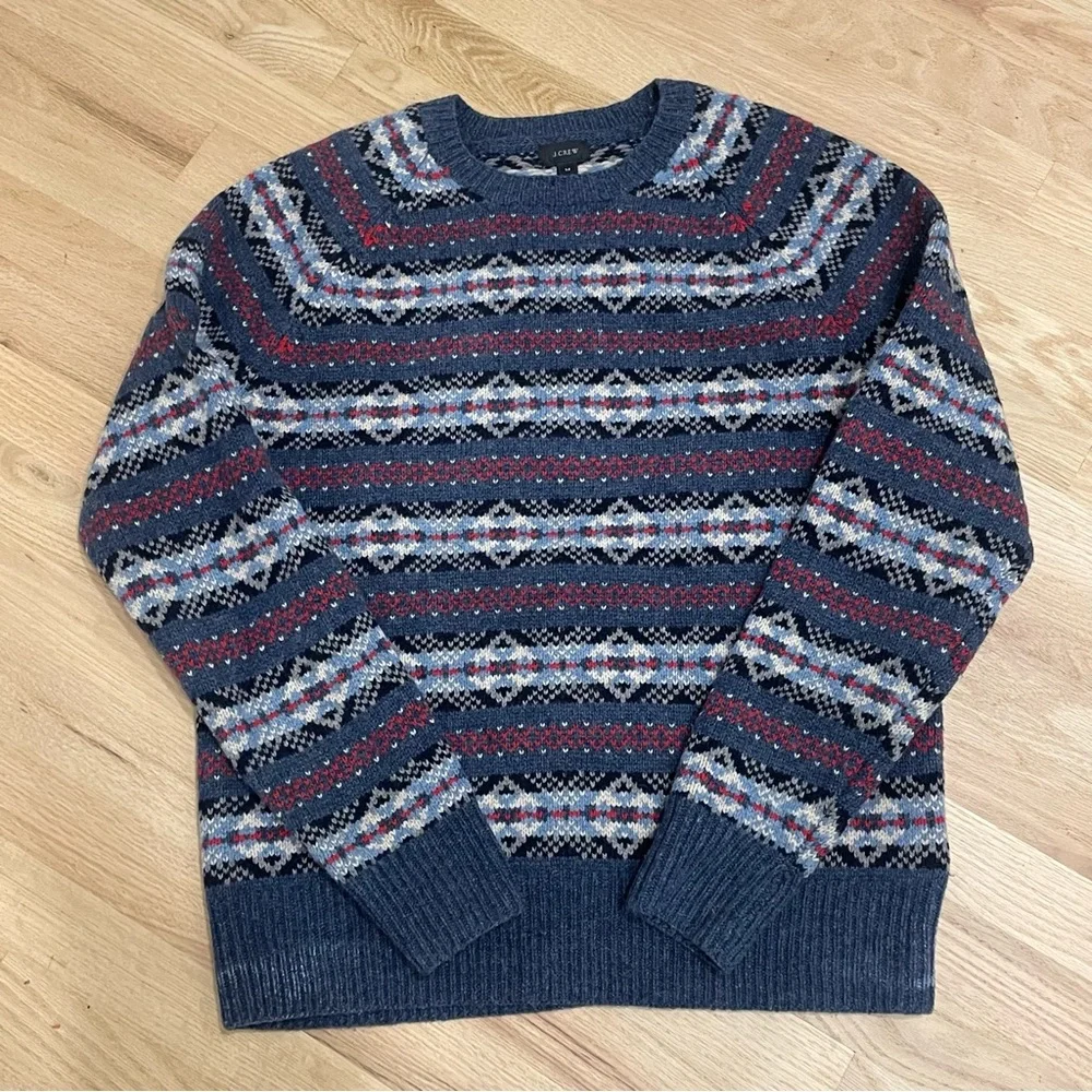 J. Crew Men’s Lambs Wool Sweater Size M